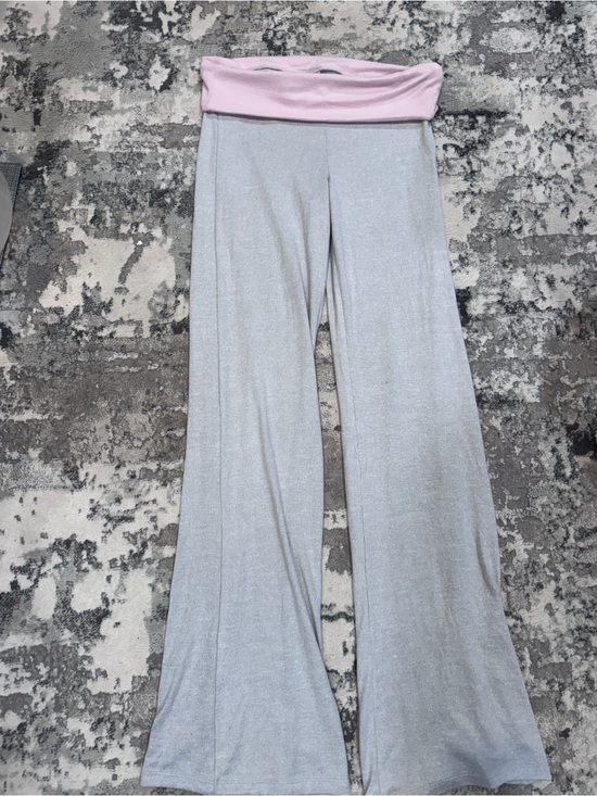 Hollister Pants - Hollister grey fold over flare pants never worn